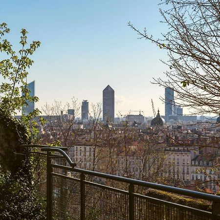 Ferienwohnung Beau Duplex Avec Jardin Et Vue Lyon Exterior foto