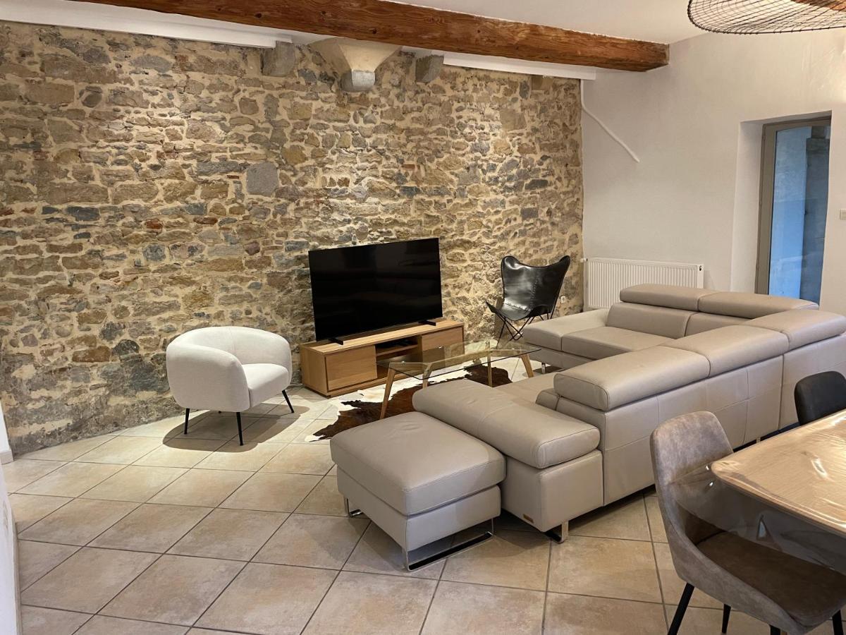 Ferienwohnung Beau Duplex Avec Jardin Et Vue Lyon Exterior foto