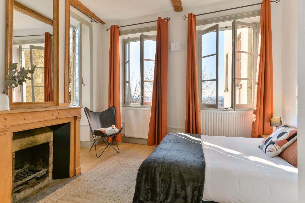 Ferienwohnung Beau Duplex Avec Jardin Et Vue Lyon Exterior foto