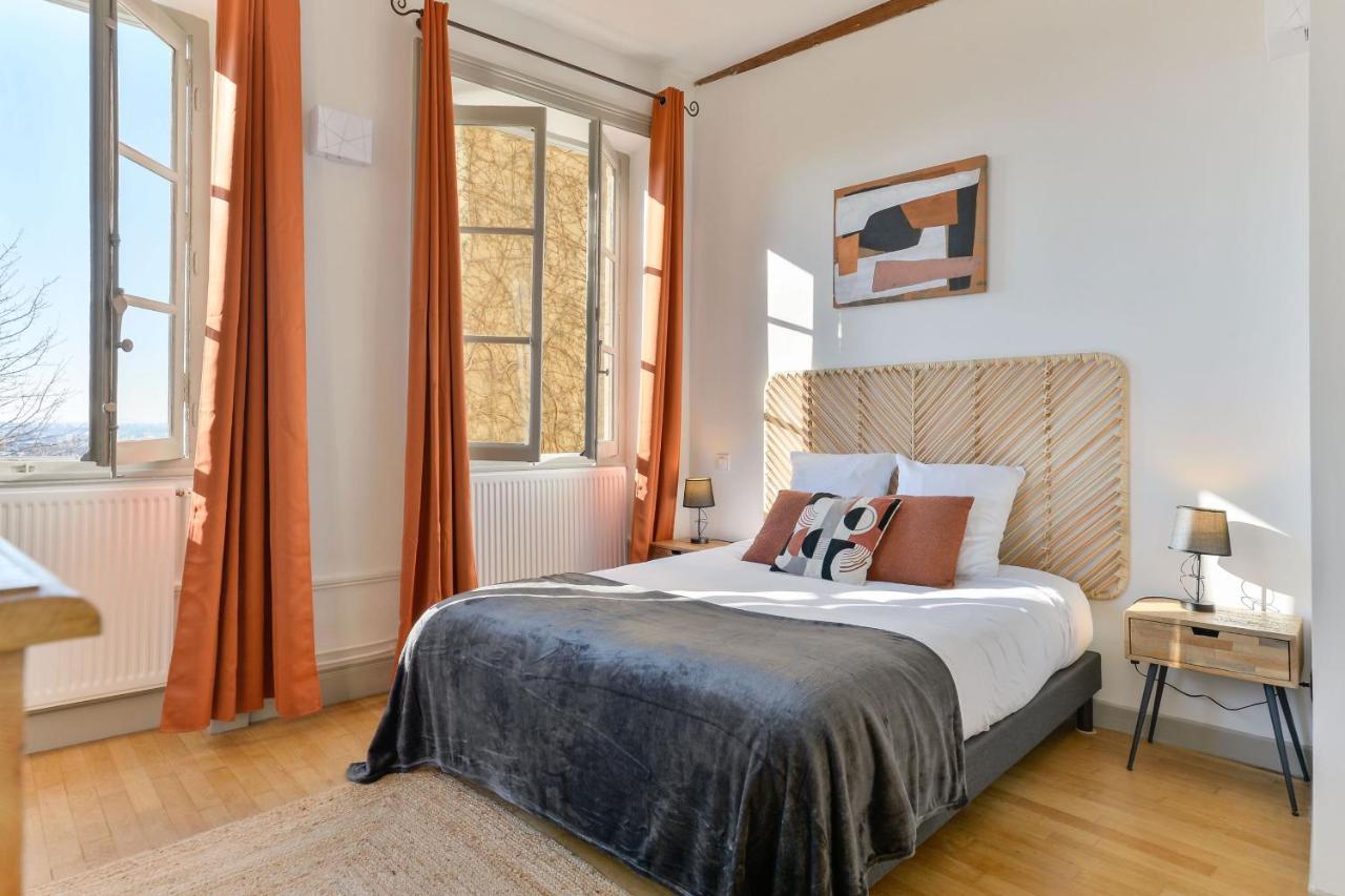 Ferienwohnung Beau Duplex Avec Jardin Et Vue Lyon Exterior foto